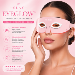 Slay EyeGlow™ Smart Red Light Mask