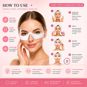 Slay EyeLift™ 3-Color LED Microcurrent Eye Massager