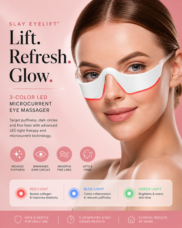 Slay EyeLift™ 3-Color LED Microcurrent Eye Massager