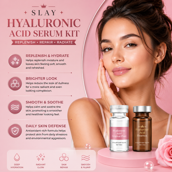Slay RenewGlow™ Micro Roller Serum Kit