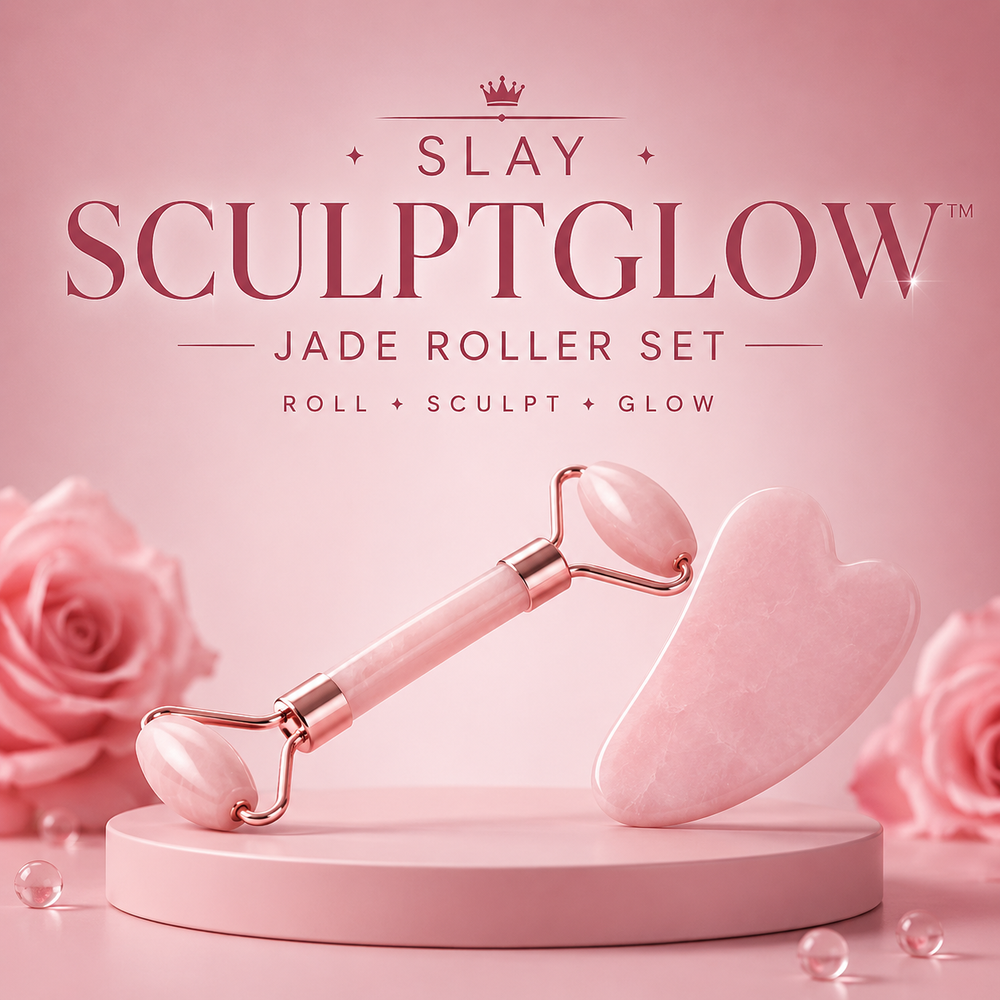Slay SculptGlow™ Jade Roller Set