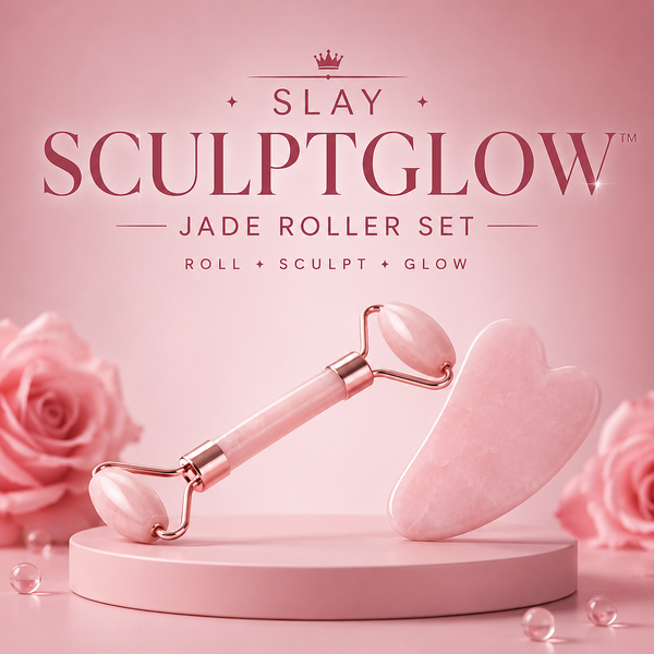 Slay SculptGlow™ Jade Roller Set